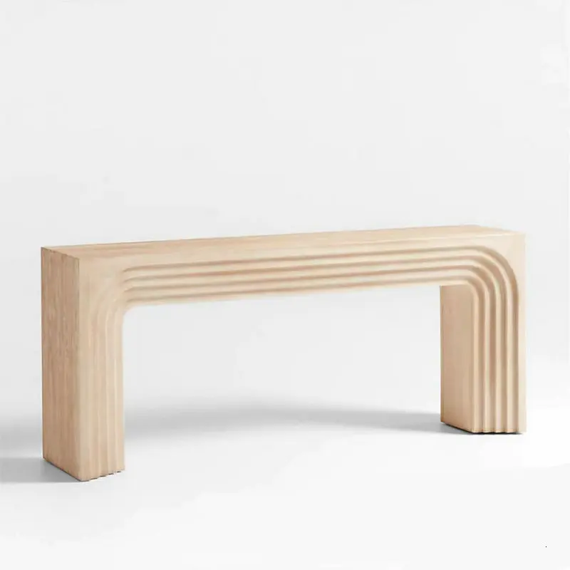 72 אינץ נורדי עץ אורן מסוף שולחן קונסולה שולחן במסדרון - 0