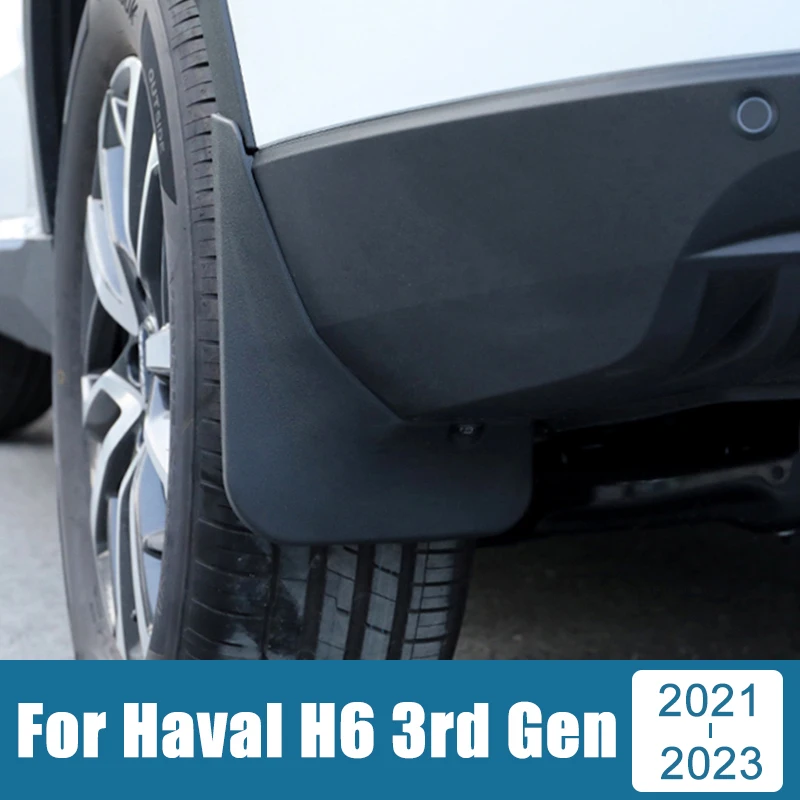 המכונית מאדפלפס השומרים הפתיחה הקדמי האחורי Mudguards הפגושים לכסות מקרה אביזרים Haval H6 3rd Gen GT 2021 2022 2023-DHT PHEV - 0