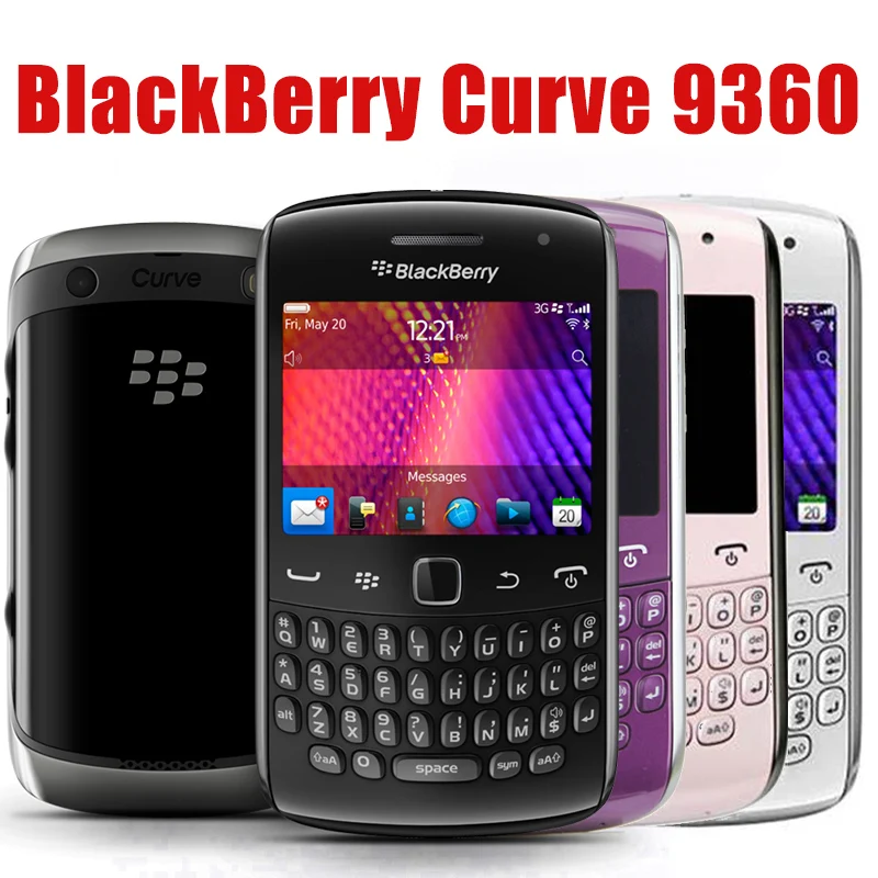 מקורי סמארטפון BlackBerry 9360 החכם Bluetooth נייד 5MP מצלמת טלפון נייד בר GPS מקלדת QWERTY BlackBerry OS - 0