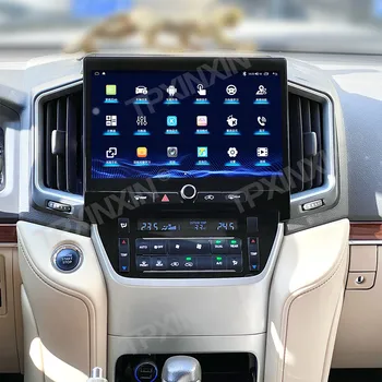 11.6 אינץ Android11 6+128G עבור טויוטה לנד קרוזר 2018-2021 ברכב נגן מולטימדיה Headunit אודיו רדיו Navigtion טייפ