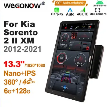 1920*1080 Ownice Android10.0 מולטימדיה לרכב על קיה סורנטו 2 II XM 2012-2021 אוטומטי רדיו אודיו 4G LTE 360 אופטי לא DVD