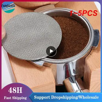 1~5PCS 51/54/58mm לשימוש חוזר קפה פילטר מסך עמיד בפני חום רשת Portafilter בריסטה להכנת קפה פאק במסך אספרסו