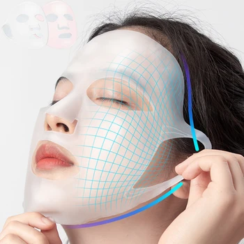3D סיליקון מסכת פנים נשים עור אכפת לי כלי תלוי אוזניים מסיכת פנים ג ' ל, גיליון לשימוש חוזר הרמה נגד קמטים ממצק האוזן קבוע כלים