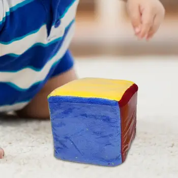 4 אינץ ' קטיפה קוביות רכות למשחק קוביות עבור בנים ובנות ילדים מסיבות טובות