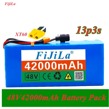 48V batterie 13s3p 42Ah batterie pack 1000W הספק גבוה batterie Ebike elektrische fahrrad BMS-mit XT60 stecker