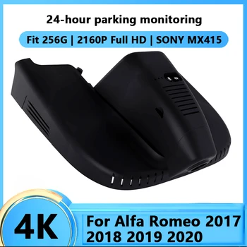 4k Full HD 2160P רכב DVR-Wifi מקליט וידאו שמצלמת הרכב המצלמה עבור אלפא רומיאו 2017 2018 2019 2020-2022 ראיית לילה full hd CCD