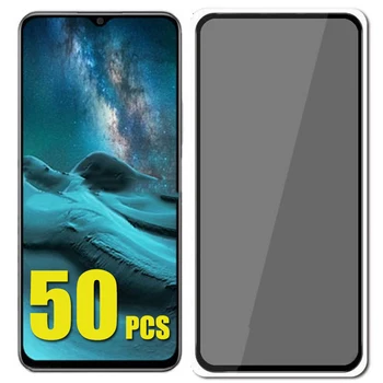 50pcs פרטיות מזג זכוכית סרט מגן מסך אנטי ריגול בוהק פרמיה עבור Samsung Galaxy A04 A14 A24 A34 A54 A04E A04S