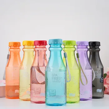 550ML בקבוק מים לילדים ספורט עם הסמן דליפת הוכחה כוס חוצות ספורט כושר בקבוקי מים משלוח חינם