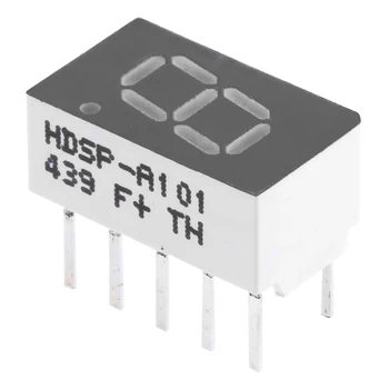 5Pcs HDSP-A101 אדום 0.3 אינץ 7 קטע תצוגת LED דיגיטלית צינור מודול נפוץ האנודה 10 פינים