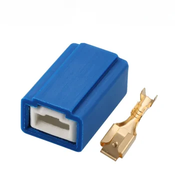 6.3 קרמיקה 1 חור כחול נדן 1P המקומי H1 מנורה מחזיק plug 6.3 קרמיקה H1-2A ישר