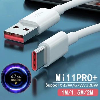 67W 90W 120W מטען כבל USB מסוג C 6א עבור Xiaomi 13 Ultra 12S 12T Pro פוקו F4 GT F5 Redmi K50 הערה 12 Pro+ K60 Pro. Civi 3