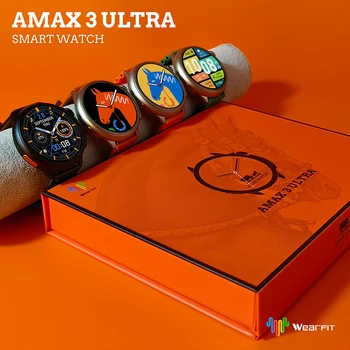[Amax 3 Ultra] שעון חכם גברים 2023 חדשה סביב השעון עם 2 לצפות רצועות ספורט כושר Smartwatch גברים מרובים במצב ספורט