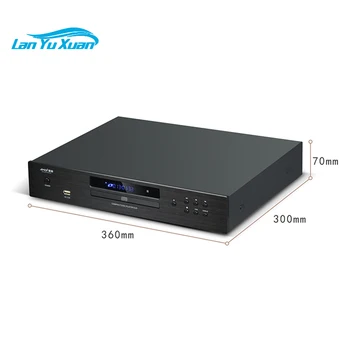 Audiophile HIFI CD Player Bluetooth 5.0 USB Lossless נגן מוזיקה מאוזנת אופטי דיגיטלי קואקסיאלי פלט DTS מוסיקה הפטיפון