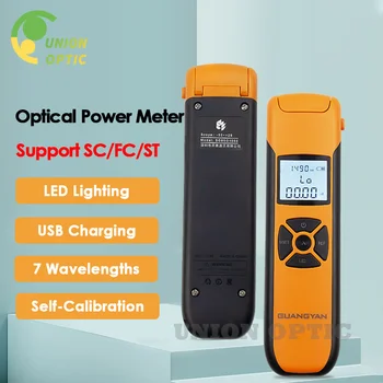 G10 סיבים אופטיים מד כוח אופטי הבוחן כלי כבל הרשת מבחן OPM תאורת LED VFL טעינת USB