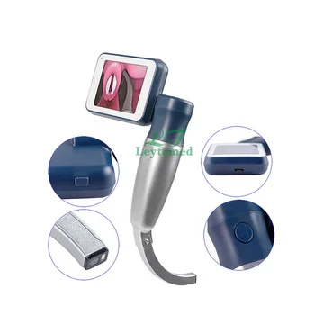 LTEV02 סין יצרן כירורגית נייד לשימוש חד פעמי נטענת וידאו לרינגוסקופ נייד עבור המרפאה.