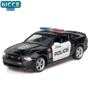 Nicce 1:32 פורד מוסטנג GT המשטרה מתכת, צעצוע, מכונית צעצוע סגסוגת המכונית Diecast צעצוע של רכב דגם מיניאטורי לילדים מתנות F205