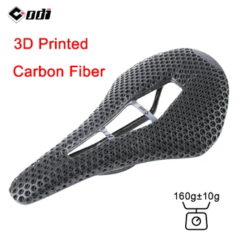 ODI סיבי פחמן 3D מודפס אוכף אופניים 143mm אולטרה קל ונושם אופניים הרים כרית מושב רך עבור אופני כביש/MTB