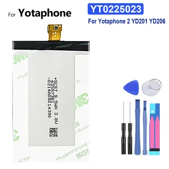 YT0225023 טלפון חכם, סוללה עבור Yotaphone 2, YD201, YD206 החלפת הסוללות, 4300mAh, כלים