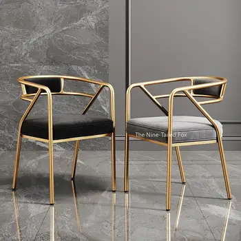 איפור המשרד סלון כסאות זהב מעצב כורסא סלון מודרני סלון כסאות יוקרה נוח cabeceros רהיטים XY50DC