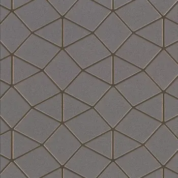ברוסטר אלביון בצבע אפור כהה טפט גיאומטרי