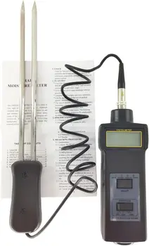 דיגיטלי תבואה לחות מטר הבוחן מד מנתח במבחן מכשיר גרגר טמפרטורה ולחות מכשיר מדידה