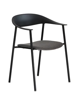 האוכל הכיסא הנורדית המודרנית ברזל פשוטים משענת יד חזרה המשפחה הכיסא קפה תה חלב חנות משא ומתן הכיסא משולב
