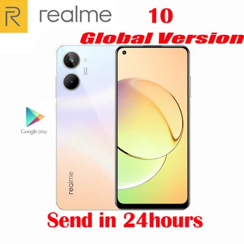 הרשמי המקורי. הגירסה העולמית Realme 10 5G טלפון נייד MTK Dimensity700 6.6 אינץ ' LCD 90Hz 33W פלאש תשלום 5000mAh 50MP המצלמה