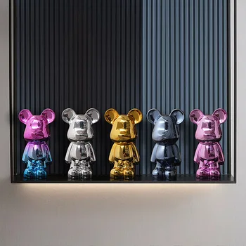יוקרה קרמיקה אלקטרוליטי אלים דוב מצויר בובה הביתה סלון ארון ריהוט מלאכות חנות Office עיצוב דמויות