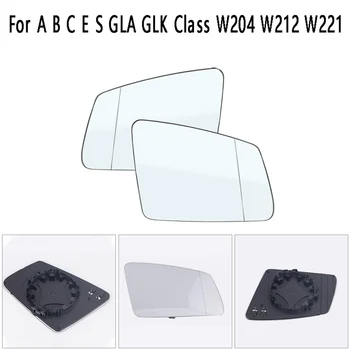 ימין+שמאל במראה האחורית זכוכית לן 2128100521 2128100621 עבור מרצדס-בנץ C B E S GLA GLK Class W204 W212 לכלי רכב w221