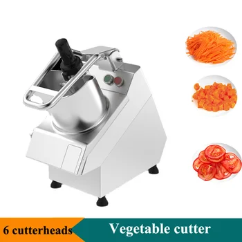 ירקות קאטר Multi-פונקציה חשמלי מגרסה, מכונת פירות/ ירקות Slicer דייסר מכונה עם 6 להבים 750W 110V/220V