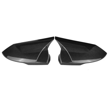מ ' בסגנון הרכב סיבי פחמן המראה האחורית לכסות לקצץ מסגרת המראה בצד כובעים עבור יונדאי Elantra 2021 2022
