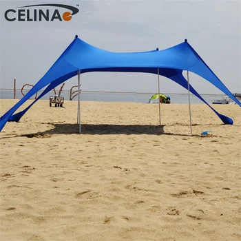 מותאם אישית 10x10 מטר. 3x3 מ ' הילדים חוף השמש מקלט UPF50+ לצוץ אוהל חוף עם חול חפירה מותאם אישית שמש בצל אוהל חוף