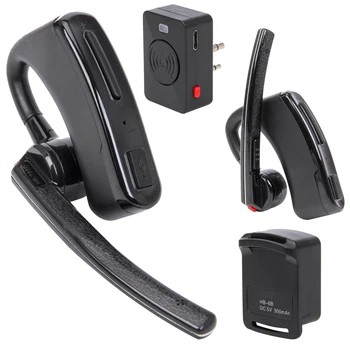 מכשיר קשר אלחוטי ללא ידיים דיבור / שידור Bluetooth אוזניות אוזניות עם מיקרופון עבור Motorola EP450 GP88 CP88 שני הדרך רדיו