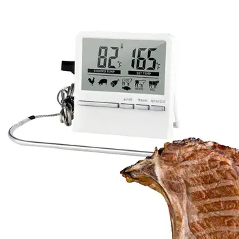 מנגל מד טמפרטורה דיגיטלי מדויק למזון מד טמפרטורה מיידית קורא דיגיטלי מדחום בשר מזון מד הטמפרטורה במטבח