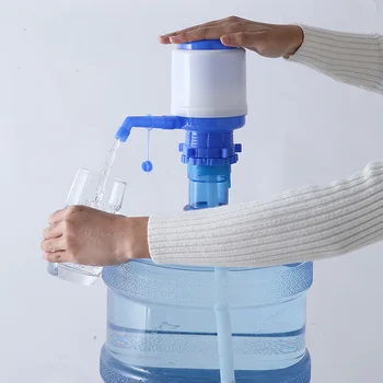 מתאים לרוב 5 ליטר מים מתקן ידני יד לחץ ברזייה משאבה ידנית מתקן בקבוקי מים משאבת