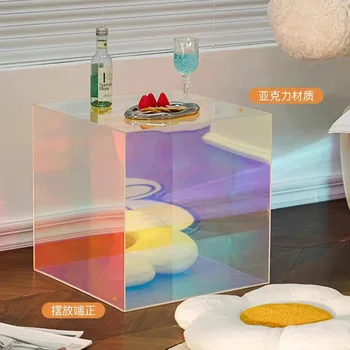 נורדי קפה שולחן צבעוני תה שולחנות מודרניים ספה שולחנות סלון טרקלין שולחן יצירתי במרכז השולחן ריהוט קישוט