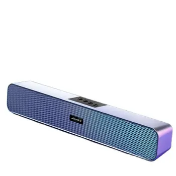 ניידת אלחוטית חיצונית מיני Soundbar דובר טלוויזיה קולנוע ביתי סאונד בר השן הכחולה רמקול רמקול הכידון