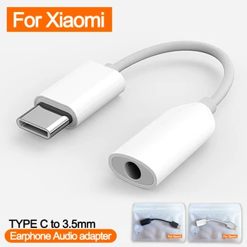 סוג כ-3.5 ג ' ק אוזניות אודיו מתאם Aux כבל Xiaomi Mi 10 Redmi K40 USB C 3.5 לאוזניות ממיר אודיו עבור huawei
