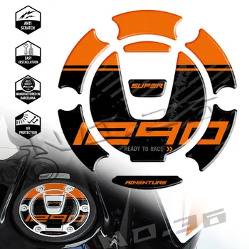 על KTM 1290 סופר דיוק ר 2018-2023 3M אופנוע מיכל דלק כובע הגנה מדבקה מדבקות אביזרים עמיד למים