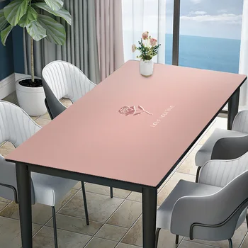 פשוט המפה חדש מגיע המפה עור אופנה שולחן כרית שולחן כרית Manteles דה מסה מלבנית 55BOSDP01