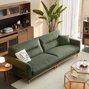 קבלת משלוח חינם סלון ספה עץ הרגליים יחיד אנטי להחליק יוקרה בסלון ספה איטלקית ייחודית Divani רהיטים הביתה