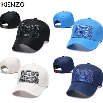 קנזו של גברים ונשים האלפבית הדפסה כובע בייסבול באיכות גבוהה נמר ראש רקמה גולף רץ מגן השמש K23