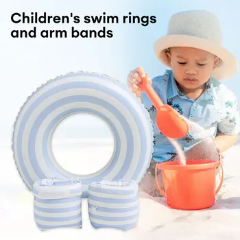 שחייה הטבעת צינור מתנפחים צעצוע שחייה טבעת ילד ילדה שחייה מעגל לצוף בריכה חוף מים ציוד משחק צעצועי קיץ