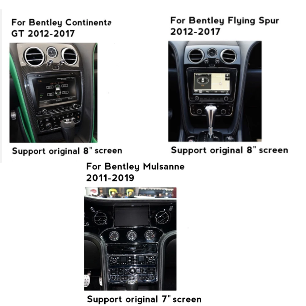 JUSTNAVI עבור בנטלי קונטיננטל GT טיסה לדרבן Mulsanne אלחוטית Apple CarPlay אנדרואיד אוטומטי מודול שדרוג המכונית אל תיבת רדיו. - 1