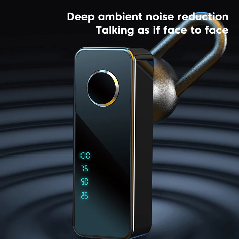 Bluetooth V5.3 אוזניות אלחוטיות אוזניות דיבורית אוזניות HIFI קול המוסיקה הפחתת רעש אוזניה עם מיקרופון עבור נהיגה - 2