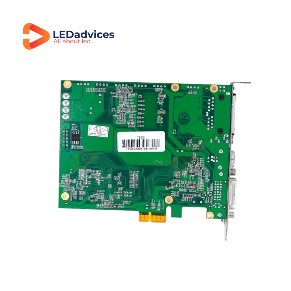 Linsn TS921 LED מסך תצוגה בקר שליחת כרטיס מלא צבע חיצוני מקורה קבוע, השכרת פנל LED 4K 1920*3840 פיקסלים - 2