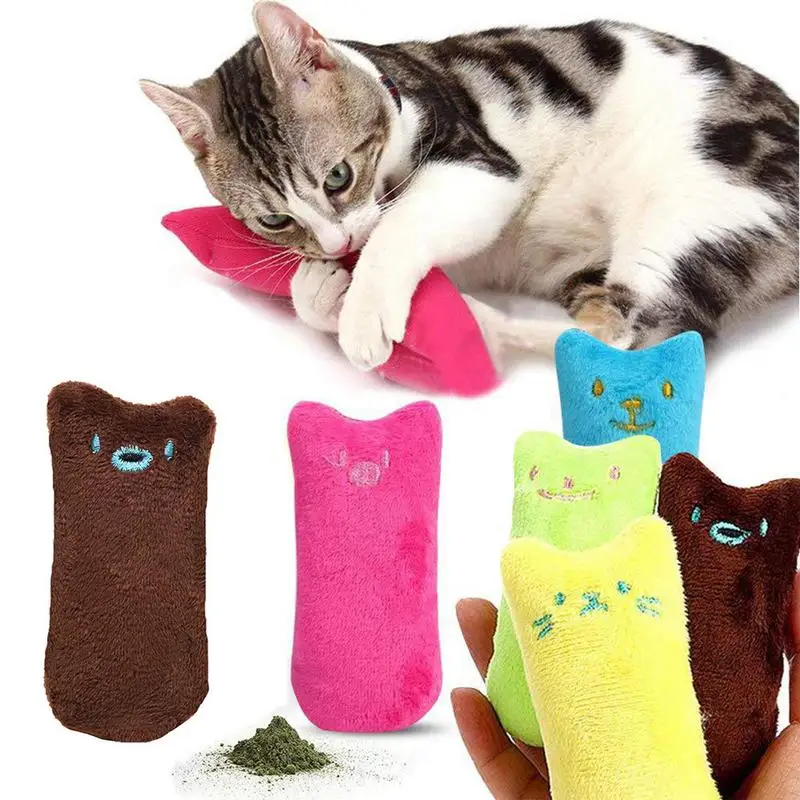 חתלתול בקיעת שיניים צעצועים 5pcs חתול צעצועים מקורה חתולים חתול פטמות צעצוע חתלתול צעצועים אינטראקטיביים עבור חתולים מתנות ללעוס ביס לבעוט צעצועים - 2