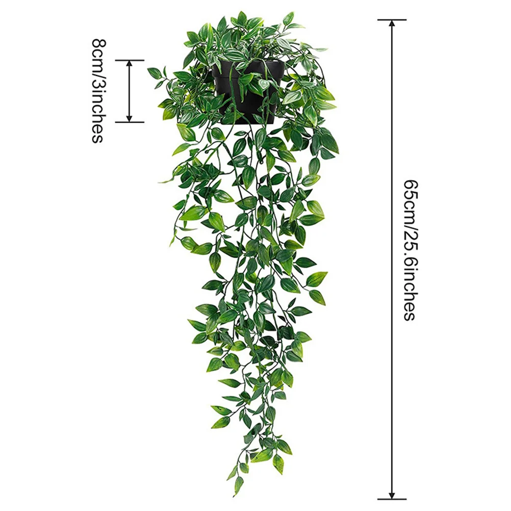 סימולציה מנדלה מזויף צמחים הביתה התקרה תלוי עציצי גן Decors חיקוי מלאכותי סירים - 2