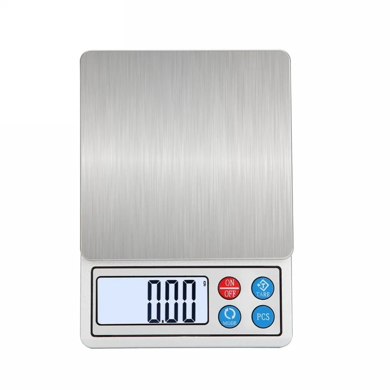 דיגיטלי המטבח בקנה מידה 600g~3kg/0.1 0.01 g g תכשיטים קטנים Scale מזון מאזניים דיגיטליים משקל דיגיטלי גרם מידה עם LCD/ טרה - 3