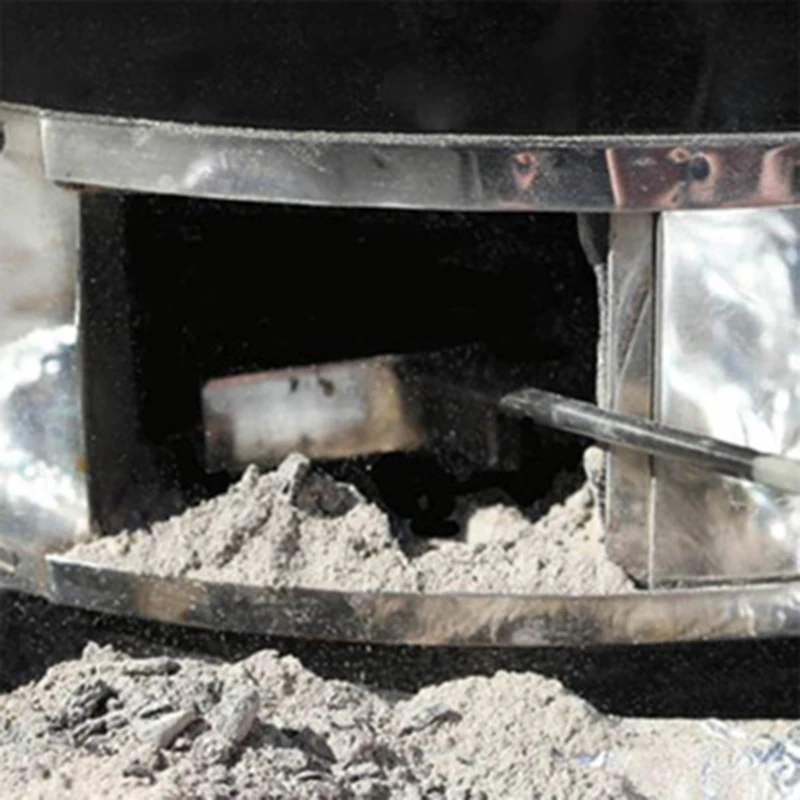 נירוסטה פחם אפר לגרוף מנגל אש כלי לגרוף פוקר על ג ' ו מעשן פחם עץ בוער תנור כסף - 3
